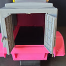 Garvee Kids' Pink/Gray Electronic Fire Truck Ride-On for Ages 3-4