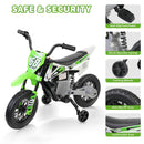 Electric Dirt Bike for Kids with Training Wheels - Fun Ride-On Motorcycle Toy