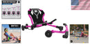 Pink Adjustable Drifter X Ride-On Toy for Children Aged 4-12, Supports Up to 154 lbs