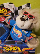 Hot Wheels Racing 12" Bubba the Bear Plush Toy - Talking Edition 1999