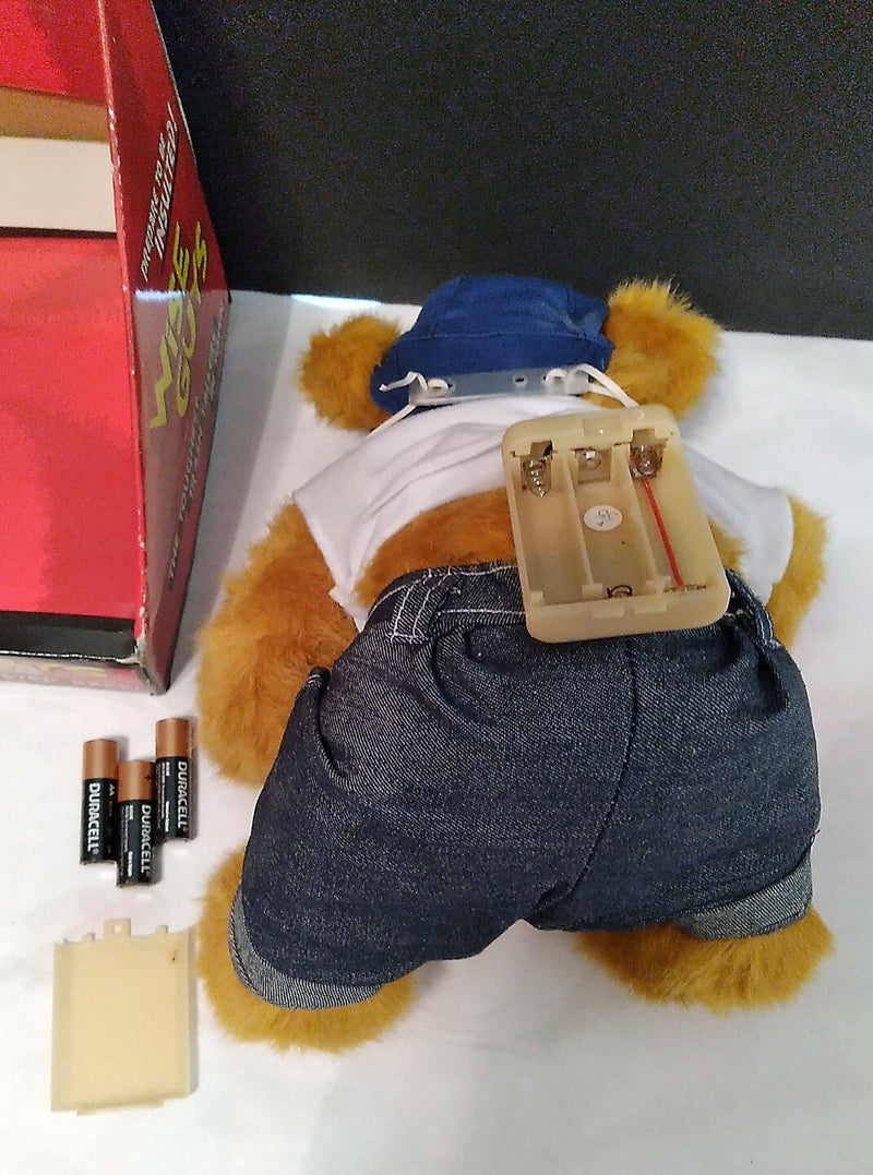 Talking Bear Hand Squeeze Toy with Sound Activation for Adults
