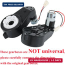Set of 2 Kids Ride-On Car Gearbox with 550 12V Motor at 40000RPM