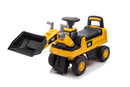 Front Loader Push Car for Kids - Digger Toy with Rotating Bucket and Storage Compartment