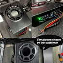 litillbuly 10 Inch Car Subwoofer,Slim Under Seat Car Subwoofer Powered, High/...