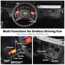 HoneyJoy 12V Black Electric Truck for Kids - 2-Seater Ride-On with Storage