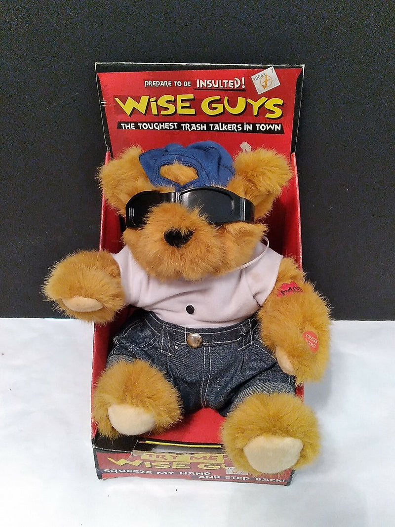 Talking Bear Hand Squeeze Toy with Sound Activation for Adults