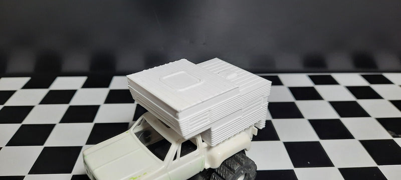 Workhorse II Custom 3D Printed Camper for Schaper Stomper 4x4 Truck