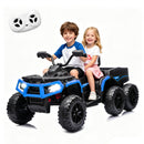 24V Electric 4WD UTV for Kids - 2-Seater ATV with 4x200W Motors, EVA Tires, and LED Lighting