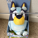 Interactive Bluey Plush Toy with Sound, 9 Phrases, Belly Activation, Ages 3+