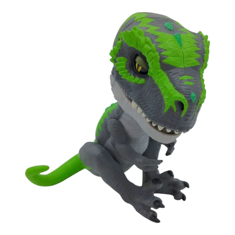 Interactive Untamed Ferocious T-Rex Fingerlings Toy in Green with Tracker