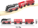 Motorized Wooden Train Set for Toddlers Age 3 and Up
