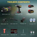 Battery-Powered 5 Ton Car Jack Set with Impact Wrench