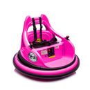 12V Electric Bumper Car for Kids with Remote Control, LED Lights, Bluetooth, and 360 Degree Spin