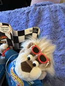 Bubba the Bear 12" Talking Plush Toy from Nascar Hot Wheels Racing 1999