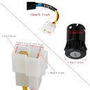 Ignition Key Switch Lock with 2-Wire Power Start Mechanism