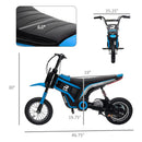 350W Electric Off-Road Motocross Bike with 15 MPH Twist Grip Throttle