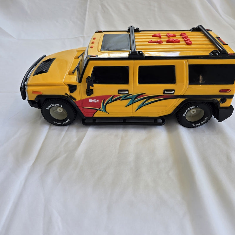 Yellow 2006 Hummer H2 Toy with Voice, Lights, and Horns - Road Ripper Model