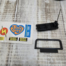 Retro Red Battery-Powered Fancy Buggy Kit with Unused Stickers