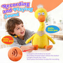 13" Engaging LED Singing and Dancing Duck Toy with Voice Repeat Features