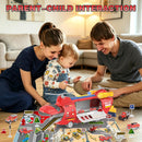 Firefighter Adventure Set: 6-in-1 Airplane and 7 Fire Truck Vehicles for Kids Ages 3-5