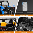 24V Electric 2-Seater Kids Ride-On Truck with Remote Control and 4WD