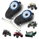 High-Speed 24V RS555 Motor Gearbox for Kids Ride-On Cars (2-Pack)