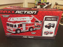 Maxx Action Fire Engine Toy Featuring Lights, Sounds, Motorized Movement, and Extending Ladder