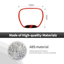 B-Style Red Central Control Steering Button Frame for Car Interior Enhancements