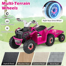 6V Electric ATV Ride-On with Detachable Trailer for Kids 3 Years and Up