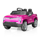 OROFULL 24V Pink Chevrolet Electric Ride-On Car with LED Lights and MP3 Connectivity