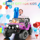 12/24V Large Electric Ride-On Truck for Kids with Parental Remote Control