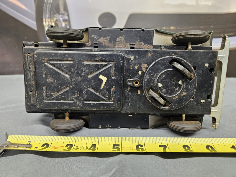 Vintage Japanese Battery-Operated Tin Litho Toy Car