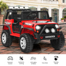 12V Remote Control Electric Truck for Kids with Lights and Music in Red