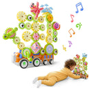 Montessori Musical Toy Train Set for Toddlers Aged 3 to 6 Years