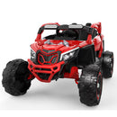 24V 400W Kids Electric UTV with Remote Control, 4-Wheel Suspension, Bluetooth, Music, and LED Lights