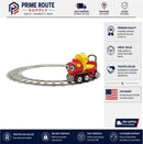 Ride-On Train Scoot with Storage and Bell for Indoor and Outdoor Fun