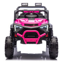24V 400W Kids Electric UTV with Remote Control, 4-Wheel Suspension, Bluetooth, and MP3 LED Features