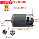 Set of 2 High-Speed 24V 30000RPM Electric Motors for Kids' Wheels