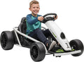 Electric Drift Go Kart for Kids Aged 8-12, 24V, 8.1 MPH, White