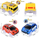 Glow in the Dark Racing Car Set with 5 Flashing LED Lights!