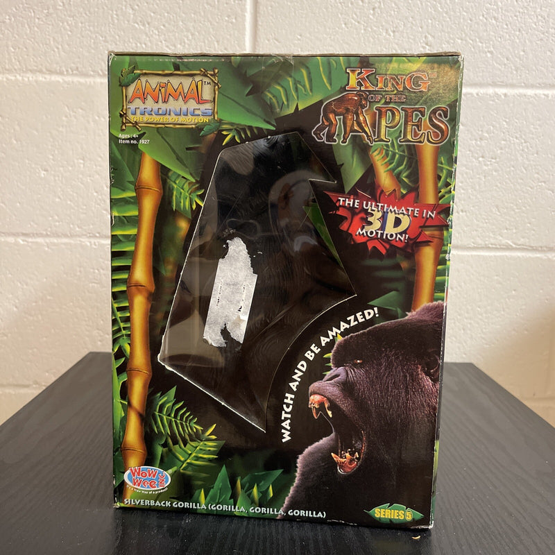 11-Inch Silverback Gorilla King of the Apes Animal Figure Tropic 1999 Vintage