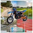 High-Speed 24V Electric Dirt Bike for Kids with Leather Seat