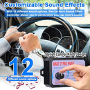 12-24V Car Horn Control System with Adjustable Volume and 12 Custom Sound Options