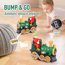 Interactive Steam Train Toy for Little Ones - Lights, Sounds, and Bump & Go Fun