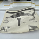1990s Atlas AF28 Plastic Helicopter Toy with Light-Up Features and Rotating Action