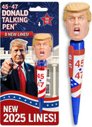 Trump Quotes Talking Pen - 8 Authentic Voice Clips, 7-Inch, 45-47 Edition