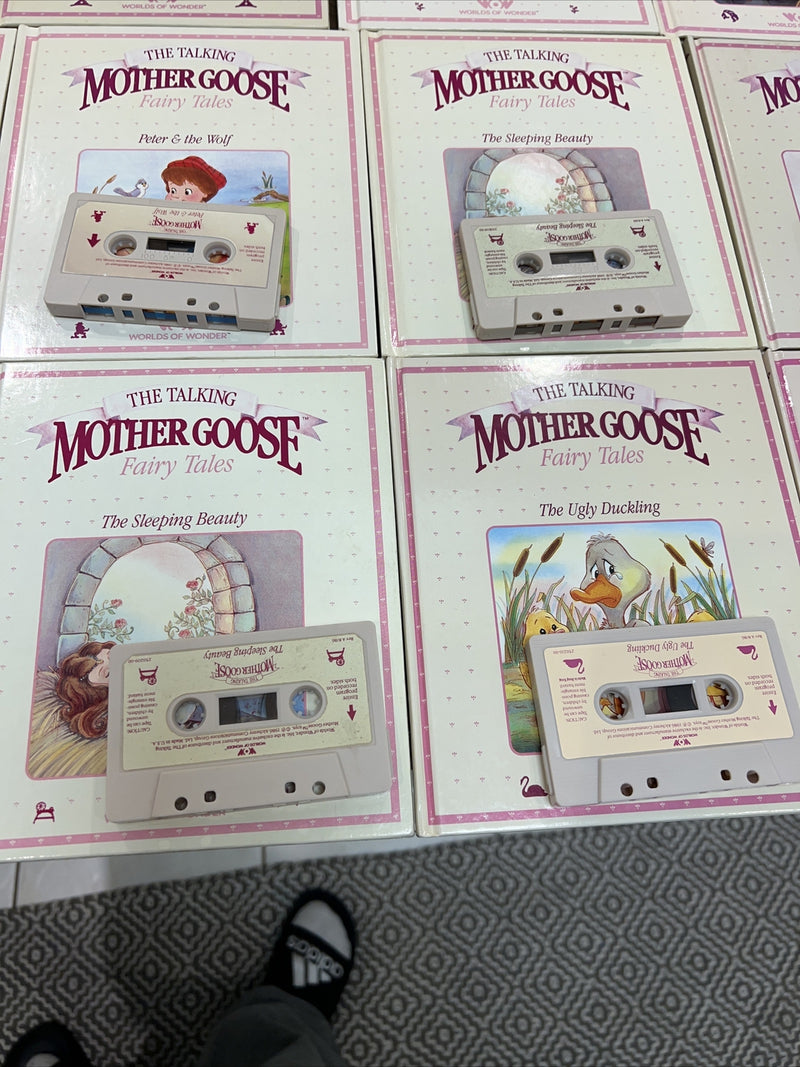 Worlds of Wonder The Talking Mother Goose Book and Tape Cassette Set