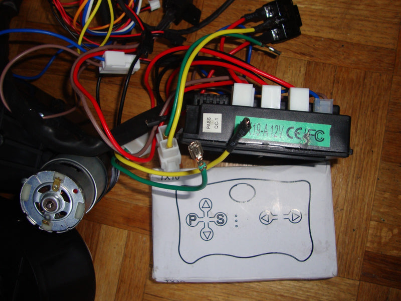 24 Volt Children's Electric Car DIY Wiring and Remote Switch Modification Kit