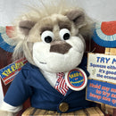 1999 Mattel Bubba for President Interactive Plush Bear Toy in Original Box