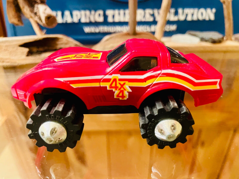 1981 LJN Rough Riders 4x4 Red Corvette Toy Vehicle